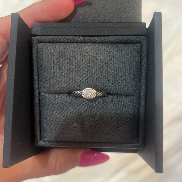 David Yurman cable oval ring - Picture 5 of 8